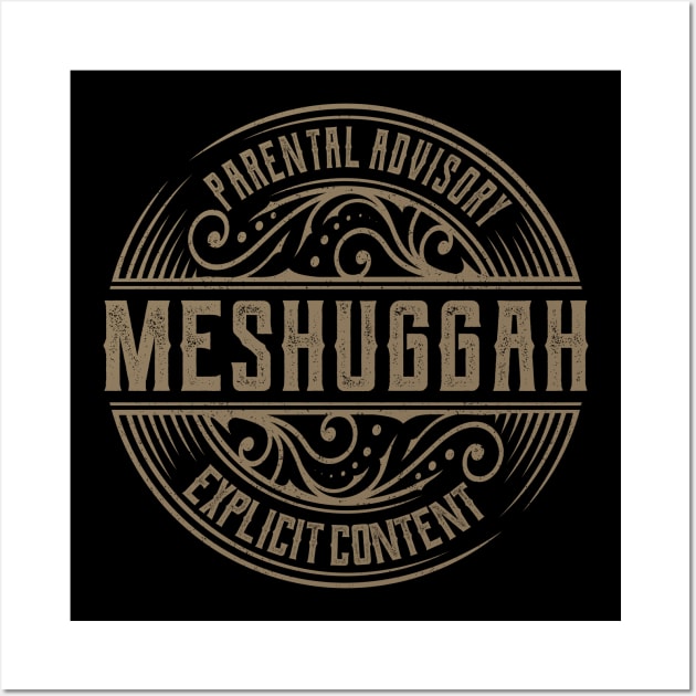 Meshuggah Vintage Ornament Wall Art by irbey